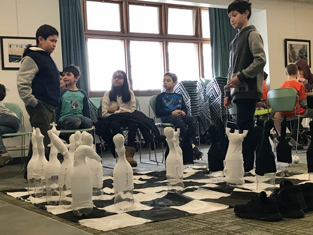 DIG chess class at Weston Public Library. — Catherine Revzon photo