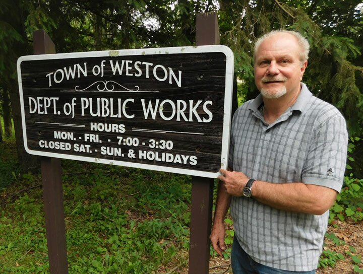 Weston Public Works Director Joe Lametta is retiring after 40 years with the town. A retirement party is being held for him on Friday, Aug. 3. — Brad Durrell photo
